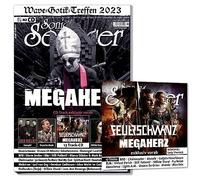 Sonic Seducer 07/08-2023 + CD: Megaherz + Depeche Mode + Feuerschwanz + Within Temptation + Oomph! + A Life Divided + Schattenmann + Bianca Stücker & Mark Benecke + 30 Seconds To Mars + WGT 2023