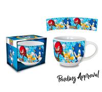 Sonic Tazza Jumbo Con Manico In Ceramica Con I Tuoi Personaggi dei Cartoni