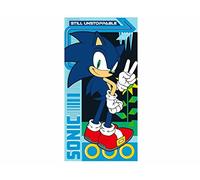 Sonic Telo Mare Asciugamano 100% Poliestere Microfibra, 70 x 140 cm