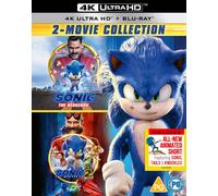 Sonic The Hedgehog 1 & 2 (4K UHD Blu-ray) Tika Sumpter Adam Pally Lee Majdoub