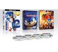 Sonic The Hedgehog 1 + 2 Steelbook (4K UHD Blu-ray) Ben Schwartz Idris Elba