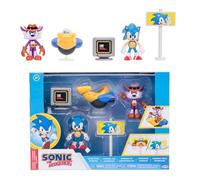 Sonic The Hedgehog 2,5 pollici Action Figure Super Stars Diorama Playset