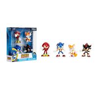 Sonic The Hedgehog 2,5 Pollici MetalFigs 4-Pack | Sonic, Knuckles, Tails, Shadow