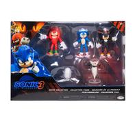 Sonic the Hedgehog 3 2.5" Figure Set: Sonic, Knuckles, Shadow + Buzz Bomber & Dr