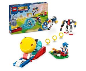 Sonic the Hedgehog 77001 Conflitto al fuoco di campo di Sonic Giocattolo per bambini dai 7 anni - Nouvo