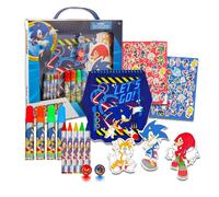 Sonic The Hedgehog Arte Set Notebook, Pastelli, Pennarelli, Altro