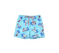 Sonic The Hedgehog Bermuda per Ragazzi, Pantaloncini da Bagno Estivi, Costumi da Bagno per Bambino, Taglie 4 a 10 Anni (IT, età, 10 Anni, Regular, Blu)