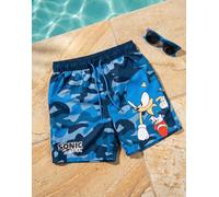 Sonic the Hedgehog Blu Camo Pantaloncini da bagno Ragazzi