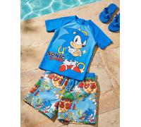 Sonic the Hedgehog Blu Gamer Set da bagno 2 pezzi Ragazzi
