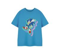 Sonic the Hedgehog Blu Glow Trio T-shirt a maniche corte Ragazzi