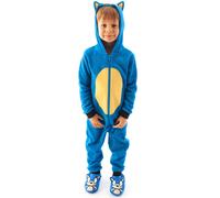 Sonic the Hedgehog Blu Sonic Novelty 3D Dress-Up Style Tutina Unisex Bambini