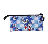 Sonic The Hedgehog Blue Lay triple pencil case