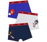 Sonic The Hedgehog Boxer Bambino Set da 3, Mutande Bambino e Mutande Ragazzo con Sonic, Knuckles e Shadow