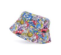 Sonic the Hedgehog Cappello a Secchiello Multicolore Unisex Bambini