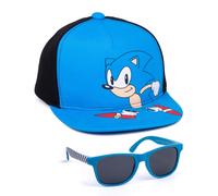Sonic the Hedgehog Cappello blu regolabile a punta curva Ragazzi