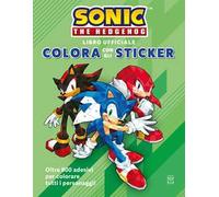 Sonic The Hedgehog. Colora con gli sticker