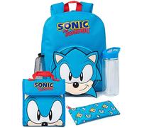SONIC THE HEDGEHOG Colore: Blu Bagagli, Taglia Unica Bambini e Ragazzi