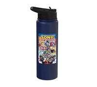 Sonic the Hedgehog Comic Cover Issue 16 Stainless Steel Insulated Water Bottle