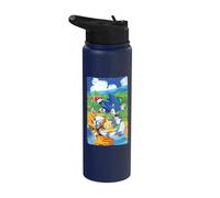 Sonic the Hedgehog Comic Cover Issue 4 Stainless Steel Insulated Water Bottle