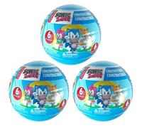 Sonic The Hedgehog Constructables - Sacchetti ciechi per feste, confezione da 3