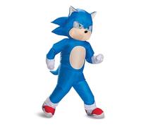 Sonic the Hedgehog Costume Gonfiabile per Bambini, ufficiale Disguise, facile da indossare, design ispirato al film, ideale per Halloween, Carnevale e giochi di ruolo, taglia unica