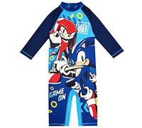 Sonic The Hedgehog Costume intero da bagno per ragazzi, protezione solare UPF40