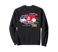Sonic The Hedgehog: CrossWorlds Felpa, Unisex per Adulti, Nero, L