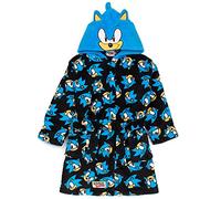 Sonic the Hedgehog Dressing Gown Kids Boys Carattere Bath-Robe 5-6 anni