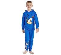 Sonic The Hedgehog Felpa con cappuccio per ragazzi Joggers Pantaloni della tuta con cappuccio, Sonic, 4-5 Years