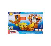 Sonic - The Hedgehog Go Go Racers Mini Figura Playset Launching Ramps Deluxe Jak