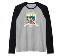 Sonic The Hedgehog - Green Hill Zone Soccer Maglia con Maniche Raglan