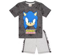 Sonic the Hedgehog Grigio Sonic Gaming Placement Print Pigiama a maniche corte a
