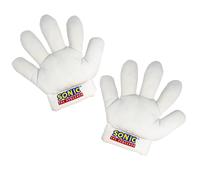 Sonic The Hedgehog Guanti Plush Bianchi