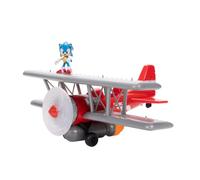 Jakks Pacific Set da gioco Biplano Tornado Sonic - Figura 6 cm, elica rotante, 6 effetti sonori