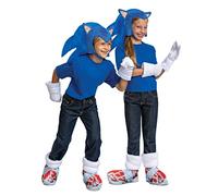Sonic the Hedgehog - Kit costume ufficiale Sonic Movie per bambini