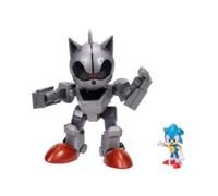 Sonic the hedgehog - mecha sonic robot con action figure 6 cm
