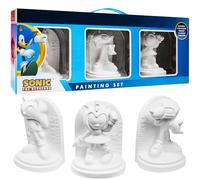 Sonic The Hedgehog Mestiere DIY Kit per Dipingere Bambini, Dipingi le Tue Figure, Set da 3