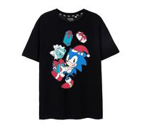 Sonic the Hedgehog Nero Christmas Presents T-shirt a maniche corte Uomini