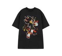 Sonic the Hedgehog Nero Shadow Paint T-shirt a maniche corte Uomini