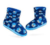 SONIC THE HEDGEHOG Pantofole Bambino A Stivaletto - Ciabatte Bambino Invernali Antiscivolo Interno in Pile 29-34 Regalo Per Gamer (Blu, 31-32 EU)