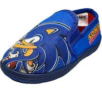 Sonic the Hedgehog, Pantofole per ragazzi o ragazze, Blu, Taglia 1 UK, 33 EU