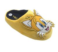 Sonic The Hedgehog, Pantofole Sonic per ragazzi o ragazze, code, nocche o ombra, taglia 10-5, Code, 33 EU