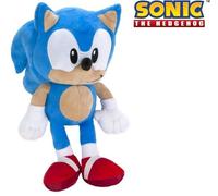 SONIC THE HEDGEHOG-PELUCHE SONIC SUPERSOFT H.30CM ORIGINALE SEGA VIDEOGAME NEW