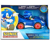 Sonic The Hedgehog Piccolo 15CM Tirare Indietro Azione Auto Nuovo IN Scatola