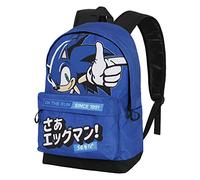 Sonic The Hedgehog - SEGA -Sonic On the Run-Zaino HS FAN 2.0, Blu, 30 x 41 cm, Capacità 22 L