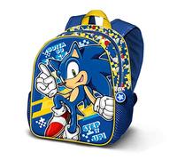 Sonic The Hedgehog - SEGA -Sonic Step-Zaino Basic, Blu, 31 x 39 cm, Capacità 18.2 L