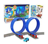 Sonic The Hedgehog Set Di Pista Costruibile A Doppio Anello Turbo Speed