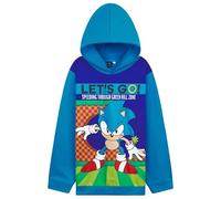 Sonic The Hedgehog Shadow Felpa con Cappuccio Ragazzo Adolescenti, Caldo Felpe Pullover Bambino Shadow Knuckles Tails, Idee Regalo Bambini(Blu/Multicolori, 7-8 Anni)