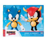 Jakks Pacific Action figure Sonic & Mighty – 2 pezzi 10 cm 11 punti di articolazione Multicolore