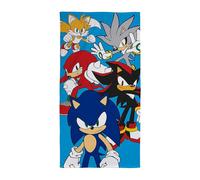 Sonic the Hedgehog Telo da Bagno Spiaggia Gioco Morbido Vellutato 100% Cotone L
